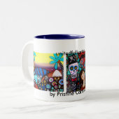 2 Couleurs Tasse de café de PRISARTS (Devant gauche)