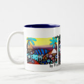 2 Couleurs Tasse de café de PRISARTS (Gauche)