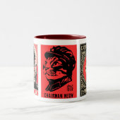 2 Couleurs Tasse de café de propagande de Meow de Président (Centre)