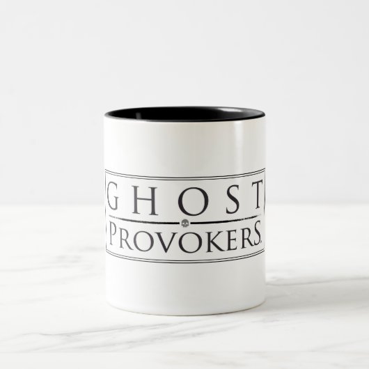 2 Couleurs Tasse de café de Provokers de fantôme (Centre)
