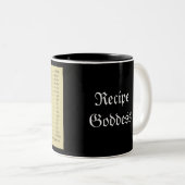 2 Couleurs Tasse de café de RecipeGoddess ! (Devant droit)