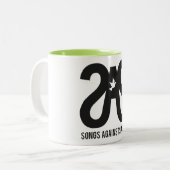 2 Couleurs Tasse de café de SAS (Devant gauche)