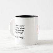 2 Couleurs Tasse de café de SDB (Devant gauche)