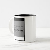 2 Couleurs Tasse de café de secteur gris (Devant gauche)