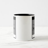 2 Couleurs Tasse de café de secteur gris (Centre)