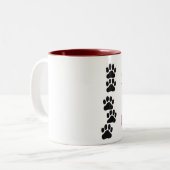 2 Couleurs Tasse de café de Shih Tzu (Devant gauche)