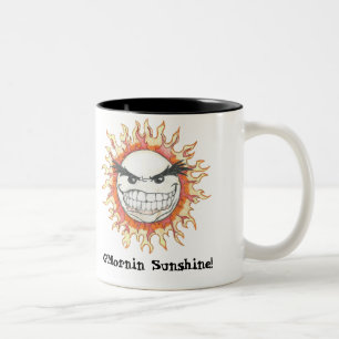 2 Couleurs Tasse de café de soleil de G'Mornin