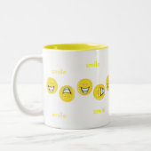 2 Couleurs tasse de café de sourire (Gauche)