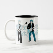 2 Couleurs Tasse de café de Sparkshooter - la bande (Gauche)