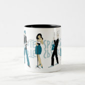 2 Couleurs Tasse de café de Sparkshooter - la bande (Centre)