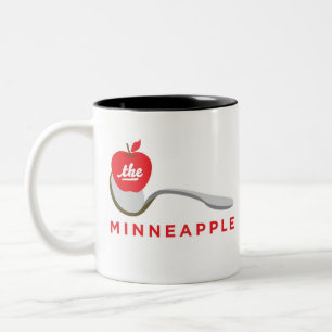 2 Couleurs Tasse de café de Spoonbridge et de Minneapple