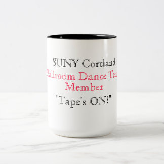2 COULEURS TASSE DE CAFÉ DE SUCC SUNY CORTLAND