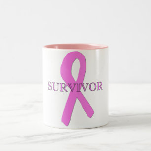 2 Couleurs Tasse de café de survivant de cancer du sein