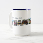 2 Couleurs Tasse de café de Thamtastic (Devant gauche)