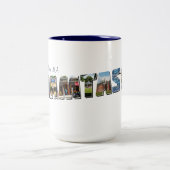 2 Couleurs Tasse de café de Thamtastic (Centre)