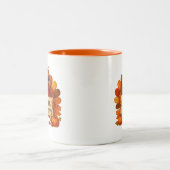 2 Couleurs Tasse de café de Thanksgiving (Centre)
