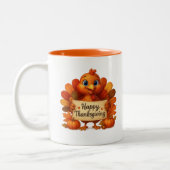 2 Couleurs Tasse de café de Thanksgiving (Gauche)