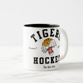 2 Couleurs Tasse de café de tigres (Devant droit)