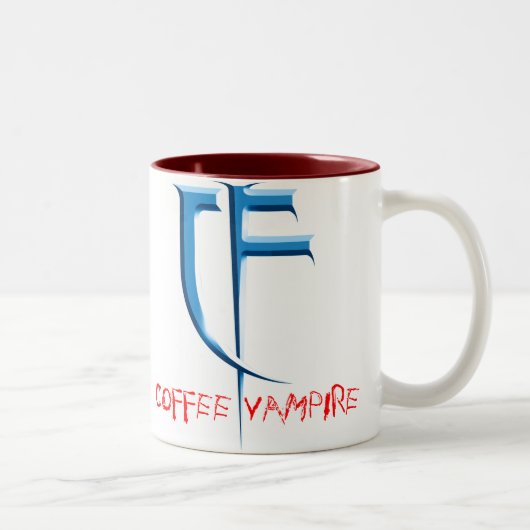 2 COULEURS TASSE DE CAFÉ DE VAMPIRE DE CAFÉ (Droit)