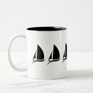 2 Couleurs Tasse de café de voilier