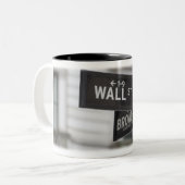 2 Couleurs Tasse de café de Wall Street (Devant gauche)