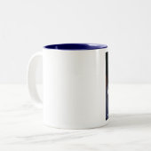 2 Couleurs Tasse de café de Weimaraner (Devant gauche)