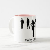 2 Couleurs Tasse de café de #WhyChoose (Devant gauche)