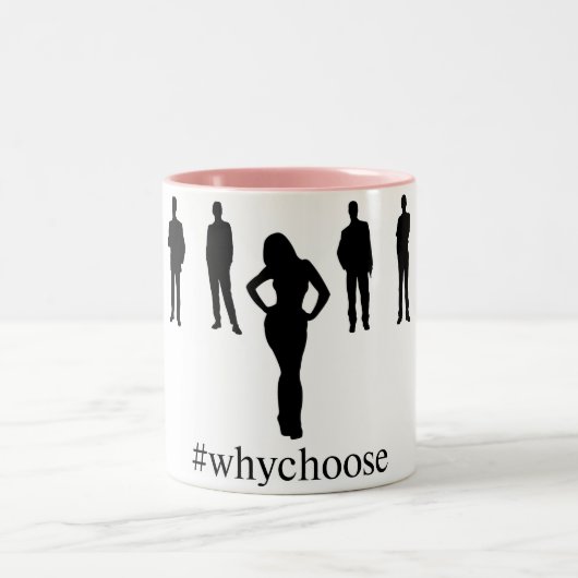 2 Couleurs Tasse de café de #WhyChoose (Centre)