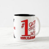 2 Couleurs Tasse de café de XG (Devant droit)