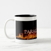 2 Couleurs Tasse de café d'enfer de paralégal (Gauche)