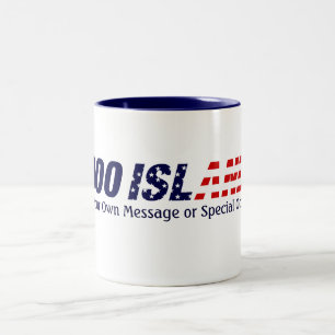 2 Couleurs Tasse de café des 1000 Etats-Unis d'îles