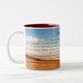 2 Couleurs Tasse de café des psaumes 23 (Gauche)