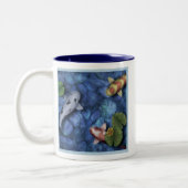2 Couleurs Tasse de café d'étang de Koi (Gauche)