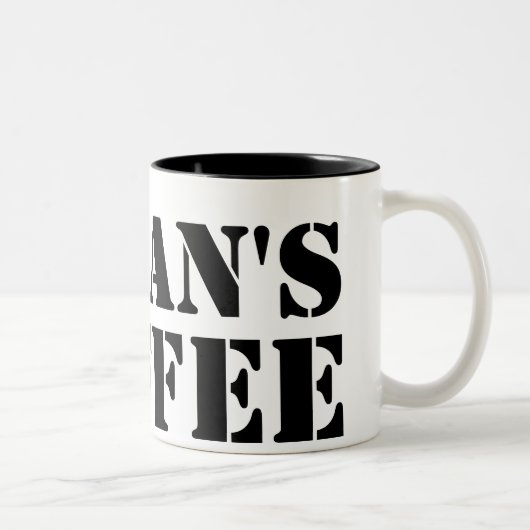 2 Couleurs Tasse de café d'Ethan (Droit)