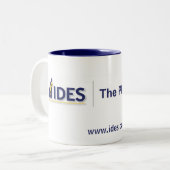 2 Couleurs Tasse de café d'IDES (Devant gauche)