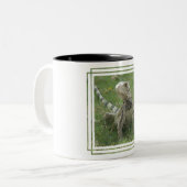 2 Couleurs Tasse de café d'iguane (Devant gauche)