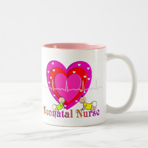 2 Couleurs Tasse de café d'infirmière de Neonatal/NICU