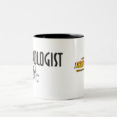 2 Couleurs Tasse de café d'Intoxicologist (Centre)