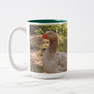 2 Couleurs Tasse de café d'oiseaux aquatiques de Silver