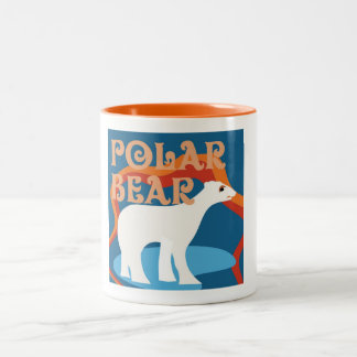 2 Couleurs Tasse de café d'ours blanc de concepteur