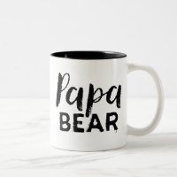 Tasse de café d'ours de papa