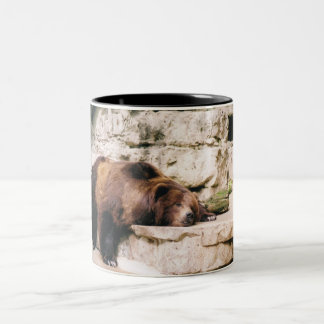 2 Couleurs Tasse de café d'ours gris
