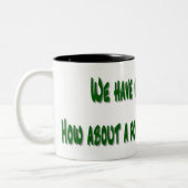 2 Couleurs Tasse de café drôle avec dire (Gauche)