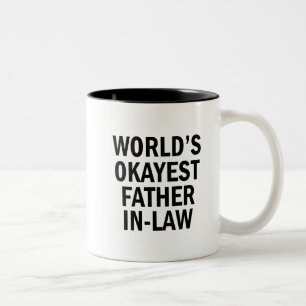 2 Couleurs Tasse de café drôle de beau-père d'Okayest du