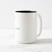 2 Couleurs Tasse de café drôle de codage (Devant droit)