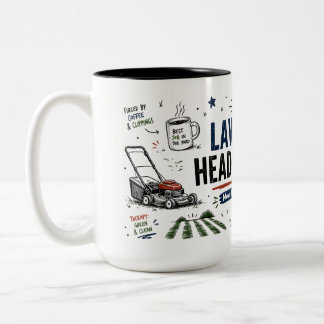2 Couleurs Tasse de café drôle de QG de papa de pelouse