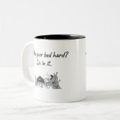 2 Couleurs Tasse de café drôle de responsabilité (Devant gauche)