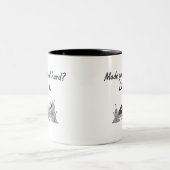 2 Couleurs Tasse de café drôle de responsabilité (Centre)