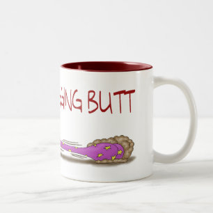 2 Couleurs Tasse de café drôle : Femelle de déplacement de