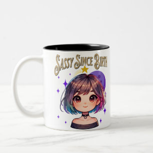 2 Couleurs Tasse de café drôle pour Sassy Mornings